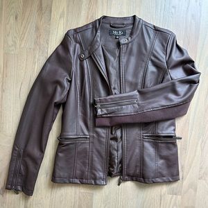 Mo-Ka Faux Leather Ebele Jacket